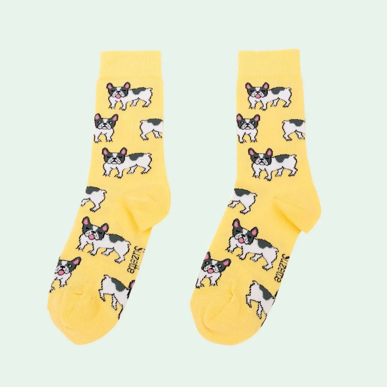 Unisex Cotton Socks French Bulldog 2&4 PETS - Main Image