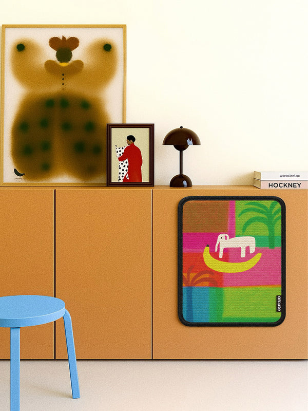 Sisal Cat Scratch Mat | Banana Elephant