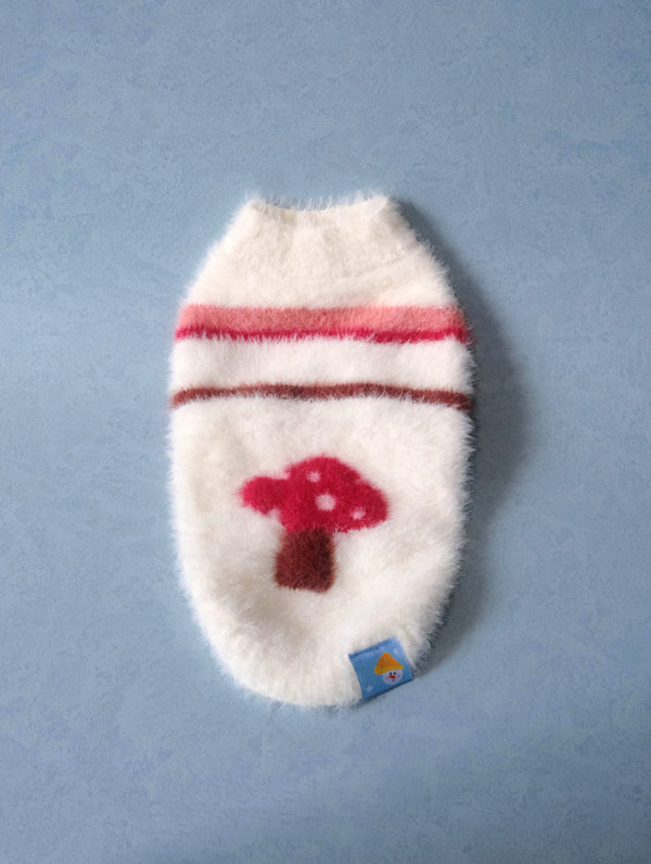 Soft Snuggle Mushroom Dog Pullover