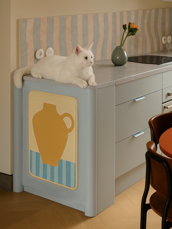 Sisal Cat Scratch Mat | Seaside Golden Jug