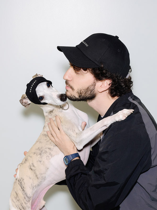 Adjustable Cotton Dog Hat - Matching for Pet and Owner | Black