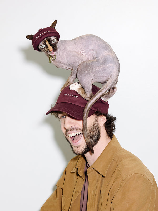 Adjustable Cotton Dog Hat - Matching for Pet and Owner | Red
