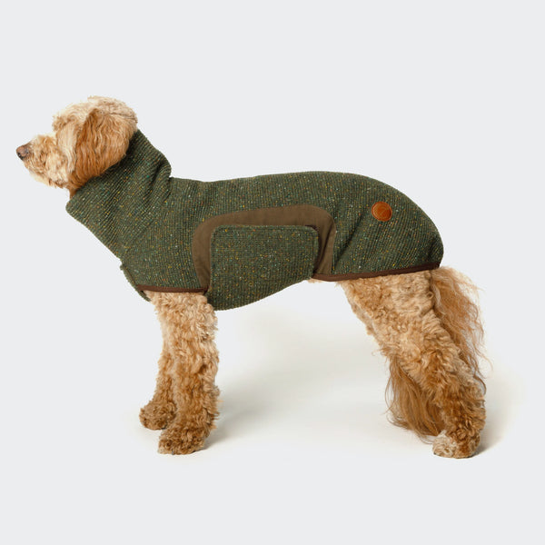 Windproof Dog Sweater | Dorset | Bottle Green