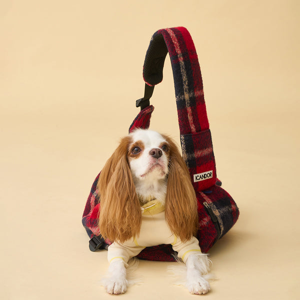 Dumpling Bag | Pet Carrier | Edinburgh Check