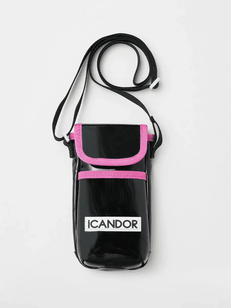 Cashew Nut | Dog-Walking Pouch - Black Pink - 2&4 PETS