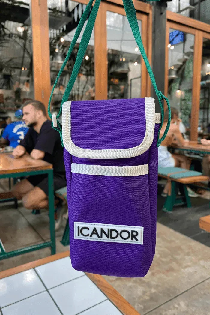 Cashew Nut | Dog-Walking Pouch - Purple - 2&4 PETS
