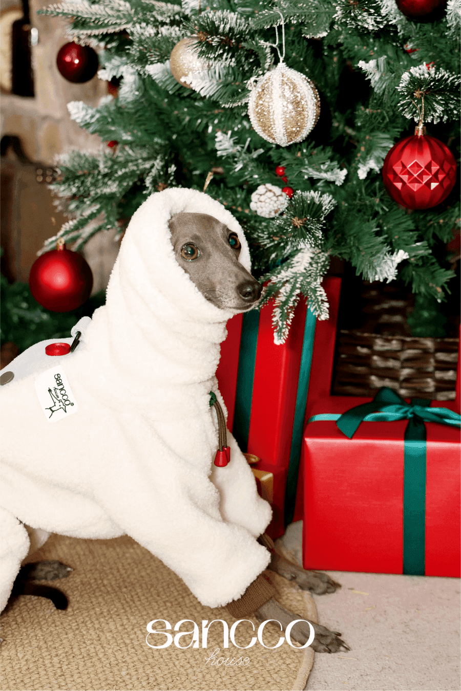 Christmas Limited Edition - Fleece Dog Jumpsuit - 2&4 PETS