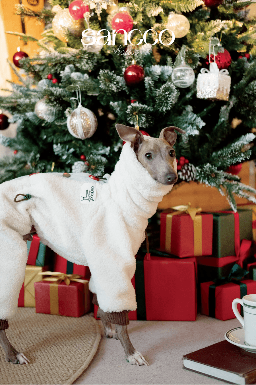 Christmas Limited Edition - Fleece Dog Jumpsuit - 2&4 PETS