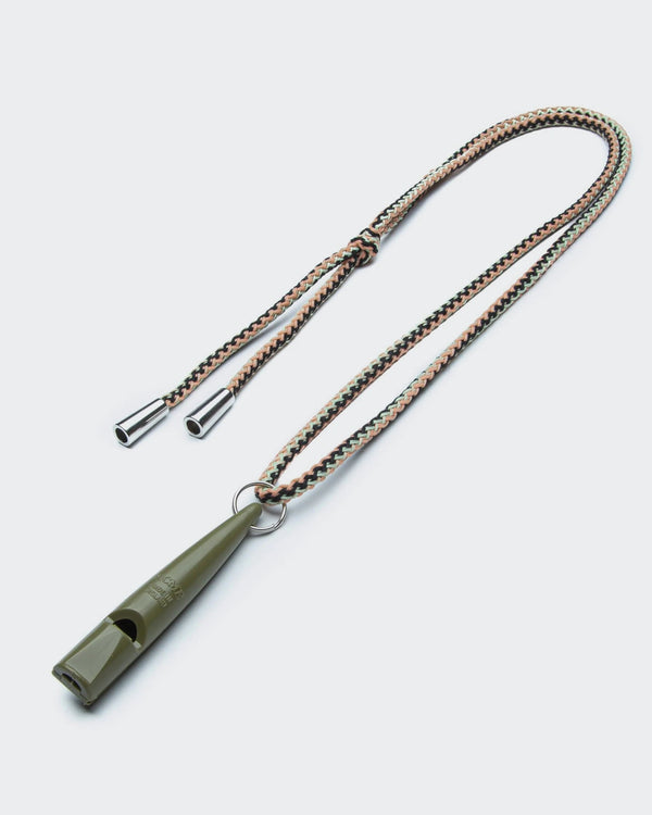 Dog Whistle with Neck Strap | Olive