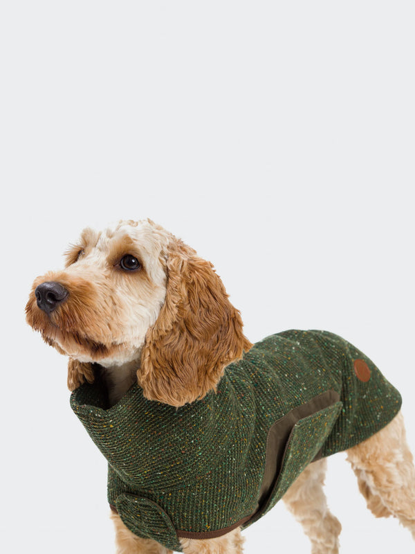 Windproof Dog Sweater | Dorset | Bottle Green