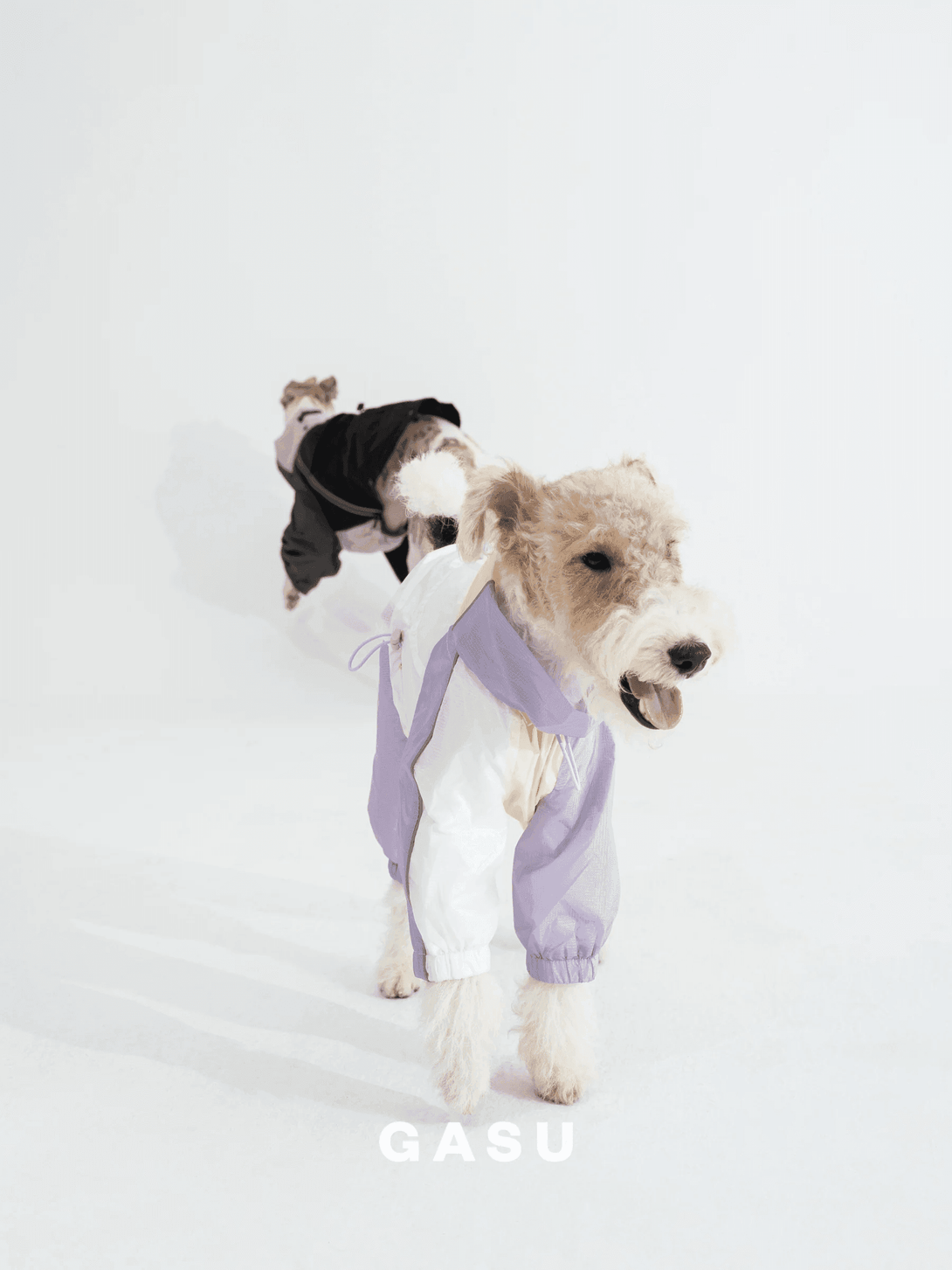 [Cloudy Purple] Vautrer | Detachable 4-Leg Raincoat