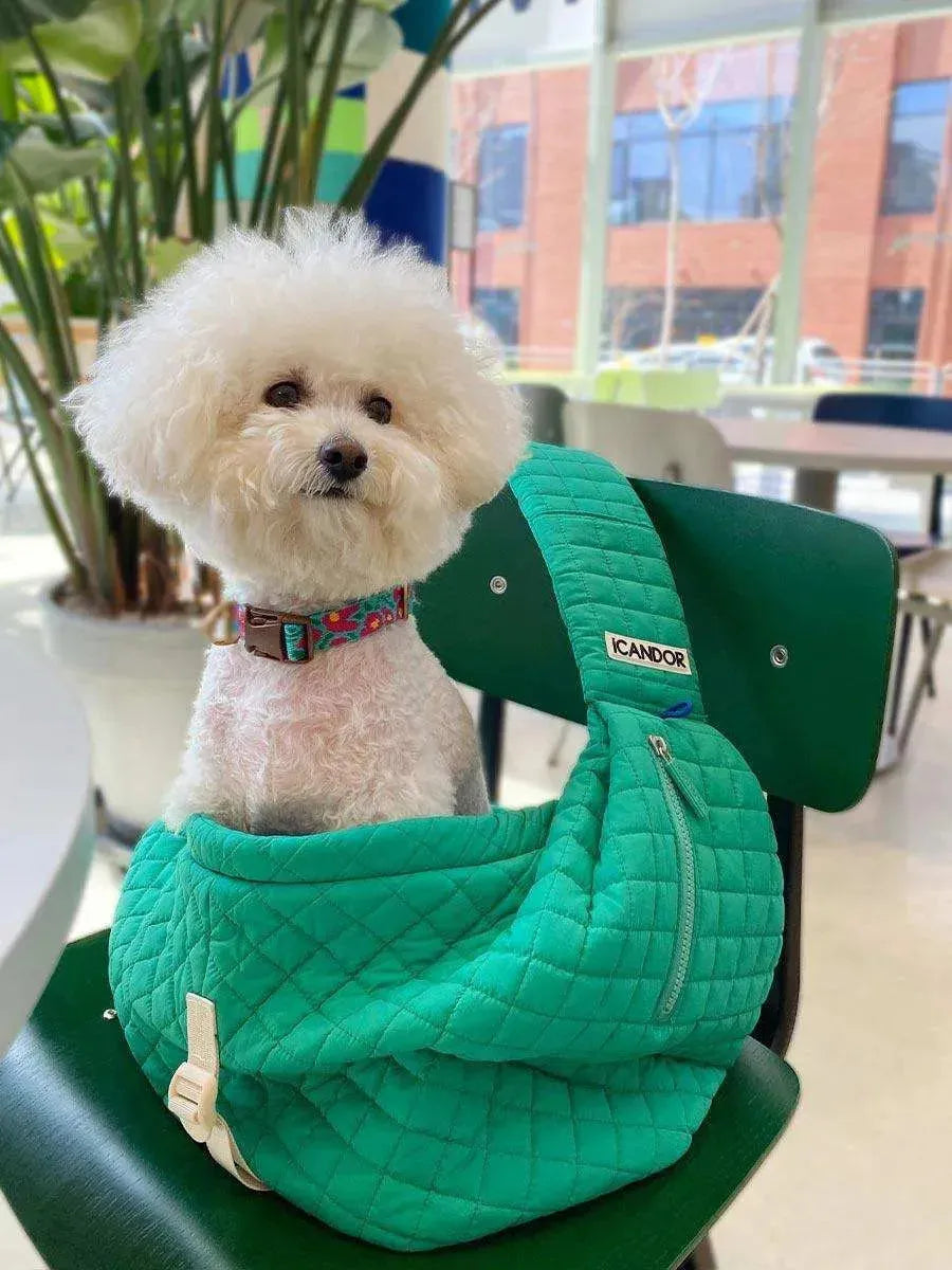 Dumpling Bag | Pet Carrier - Moss Green - 2&4 PETS