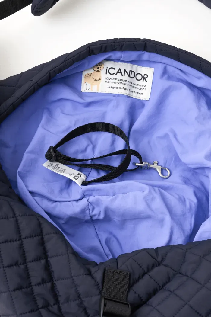 Dumpling Bag | Pet Carrier - Navy - 2&4 PETS
