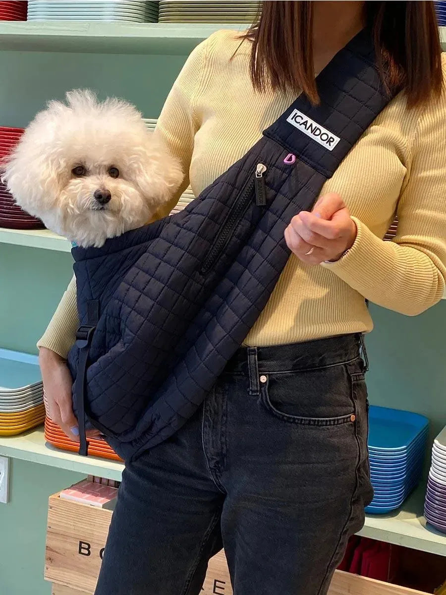 Dumpling Bag | Pet Carrier - Navy - 2&4 PETS
