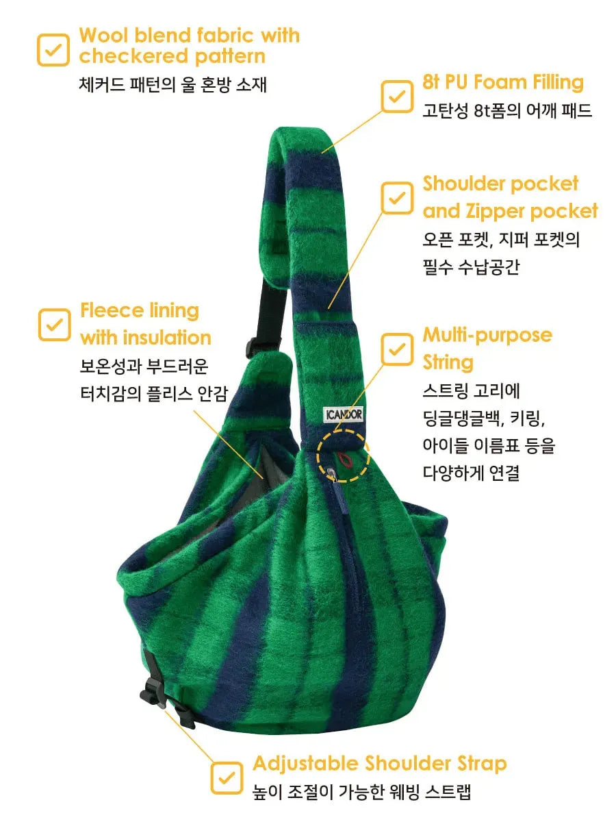 Dumpling Bag | Pet Carrier | Holiday Edition - 2&4 PETS