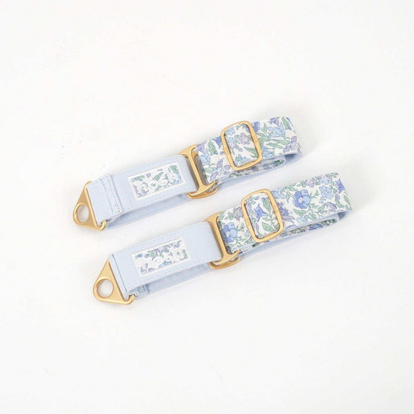 Flower Print Collar | Blue - 2&4 PETS