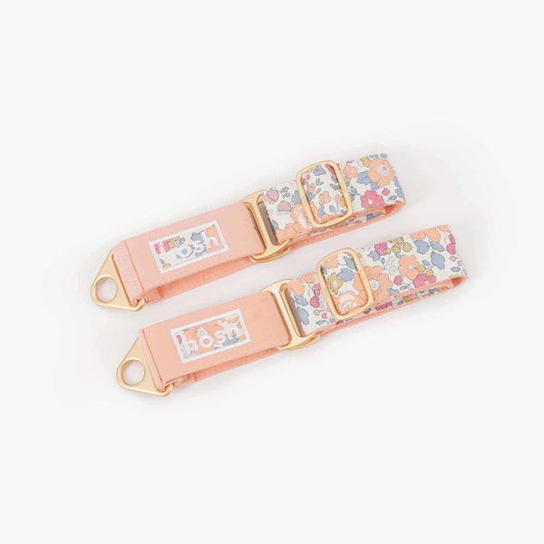 Flower Print Collar | Orange - 2&4 PETS