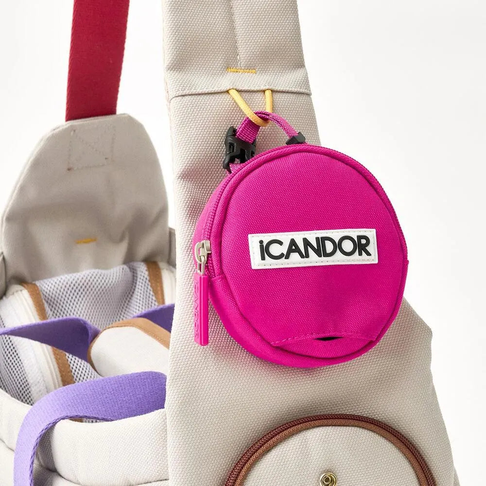 iCandor Peek-a-boo Pet Carrier Bag - Plum Grey