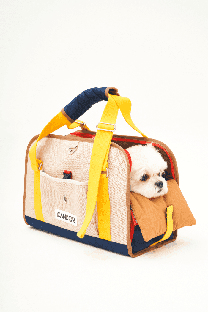 iCANDOR iBag Pet Travel Carrier - Sassy Cream