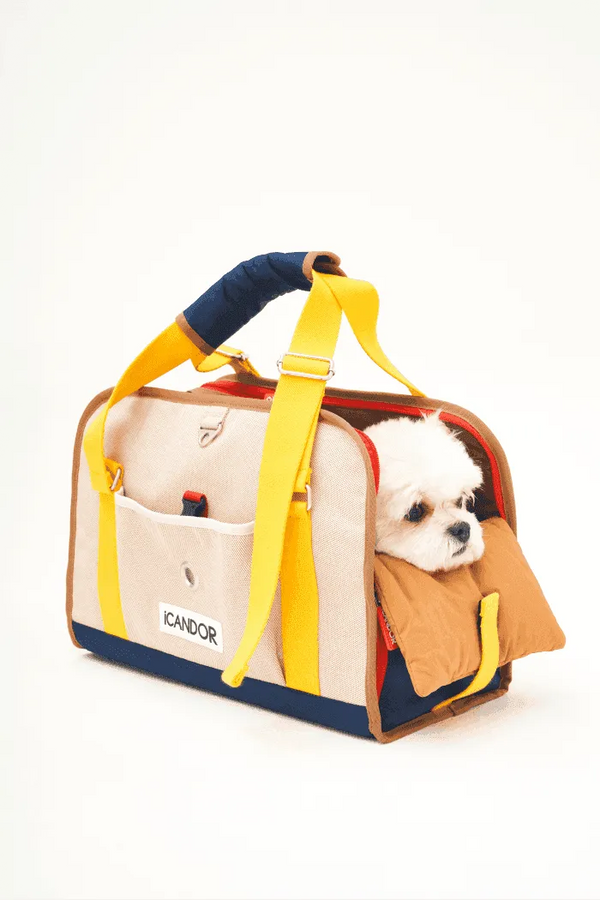 iCANDOR iBag Pet Travel Carrier - Sassy Cream