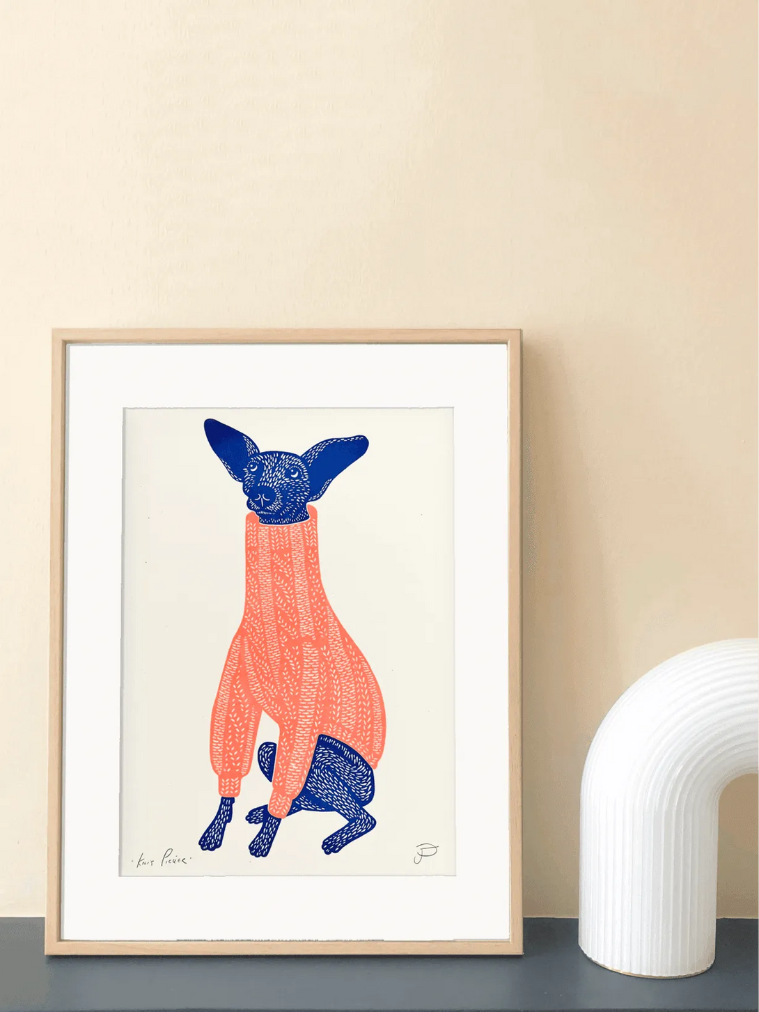 Knit Picker Riso: Artistic Dog Print - 2&4 PETS