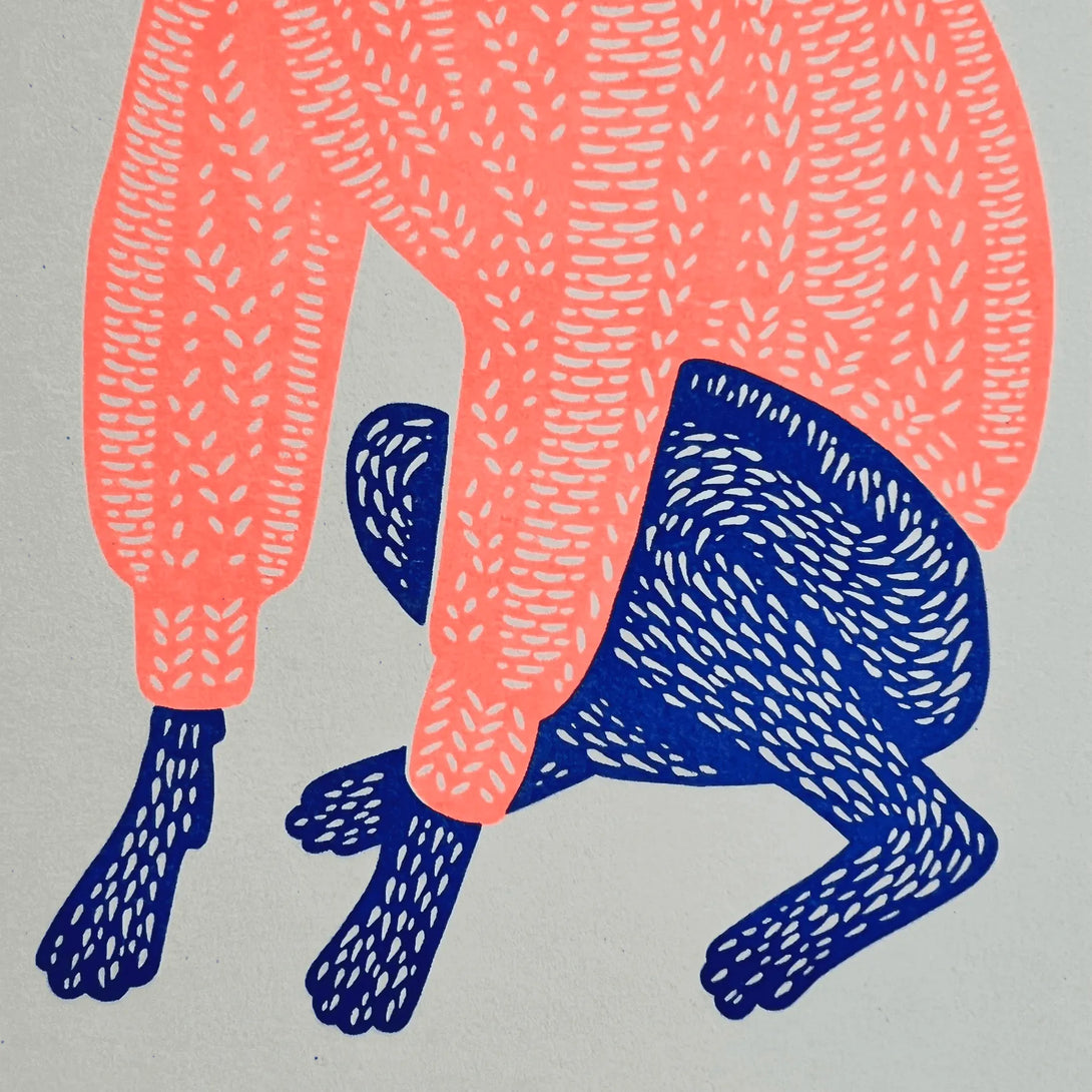 Knit Picker Riso: Artistic Dog Print - 2&4 PETS