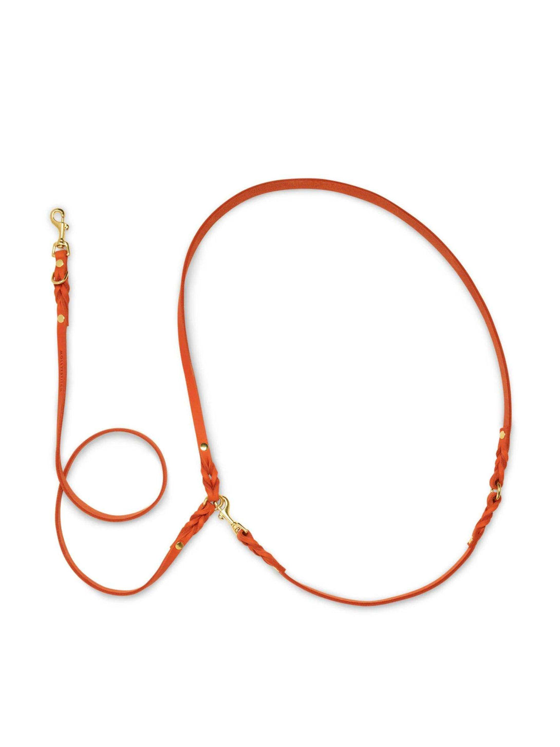 [MANGO] BUTTER LEATHER ADJUSTABLE DOG LEASH - 2&4 PETS