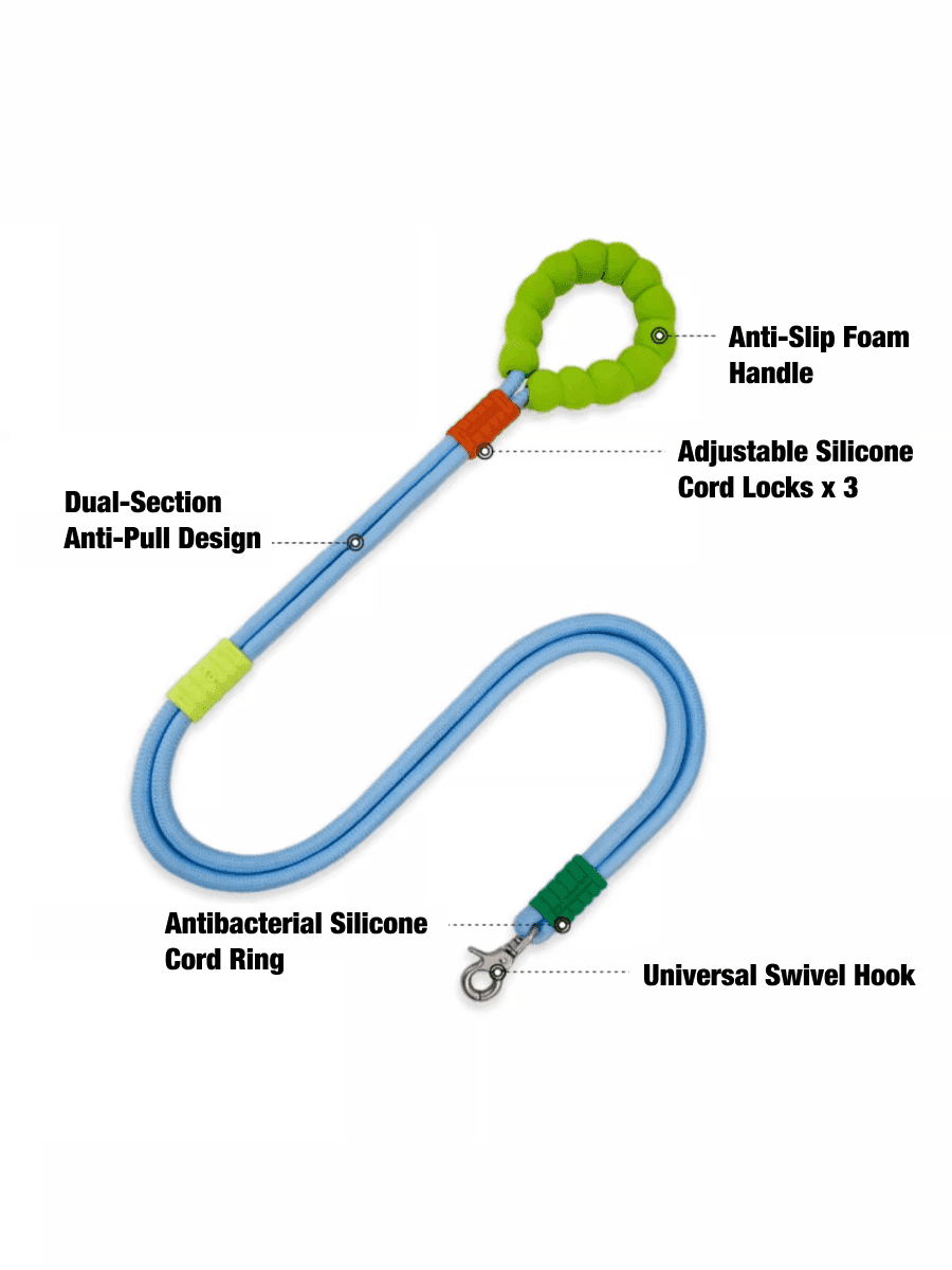 Marshmallow Multi-function Dog Leash - 2&4 PETS