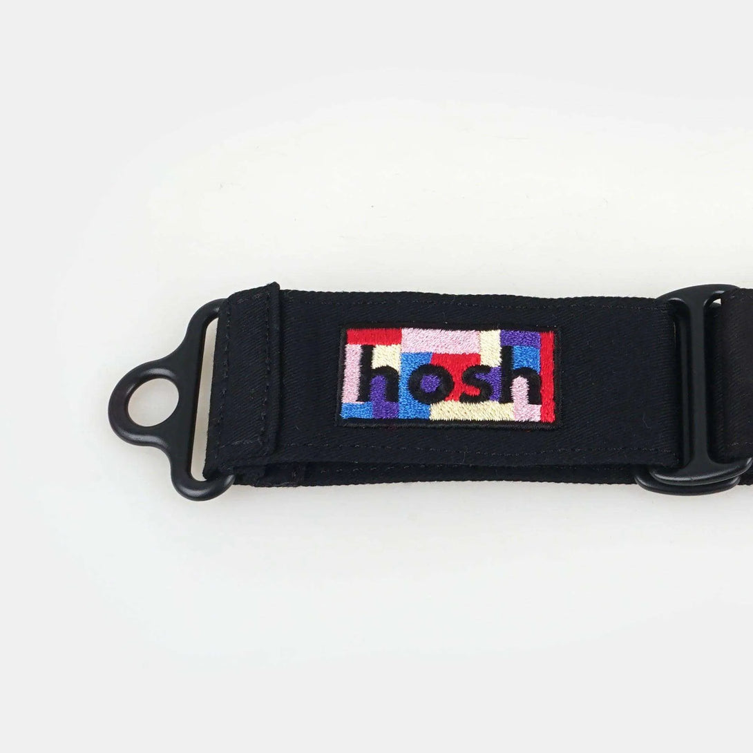 Primary Colour Martingale Collar + Leash Set | Black - 2&4 PETS