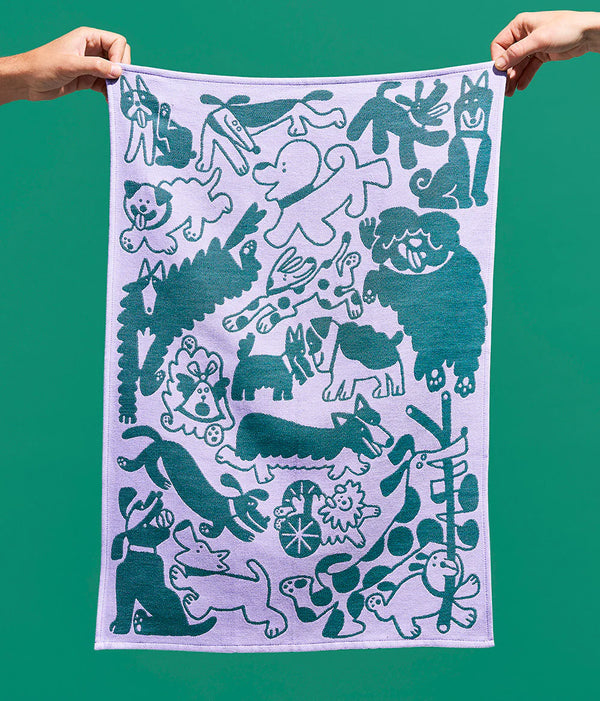 Dogs Day Out | Cotton Tea Towel
