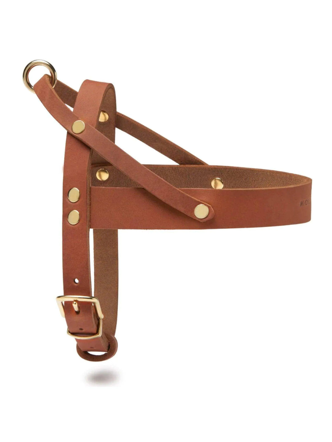 [SAHARA COGNAC] BUTTER LEATHER DOG HARNESS - 2&4 PETS