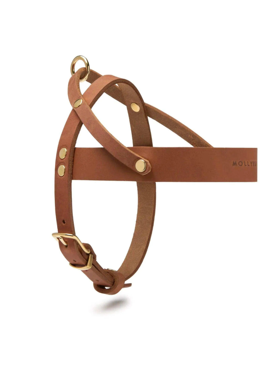 [SAHARA COGNAC] BUTTER LEATHER DOG HARNESS - 2&4 PETS