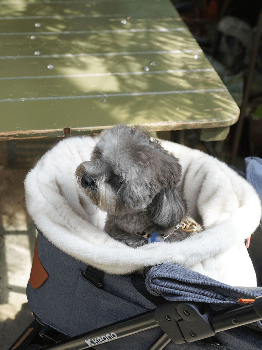 Snuggle Nest | Versatile Eco-fur Dog Sleeping Bag - 2&4 PETS