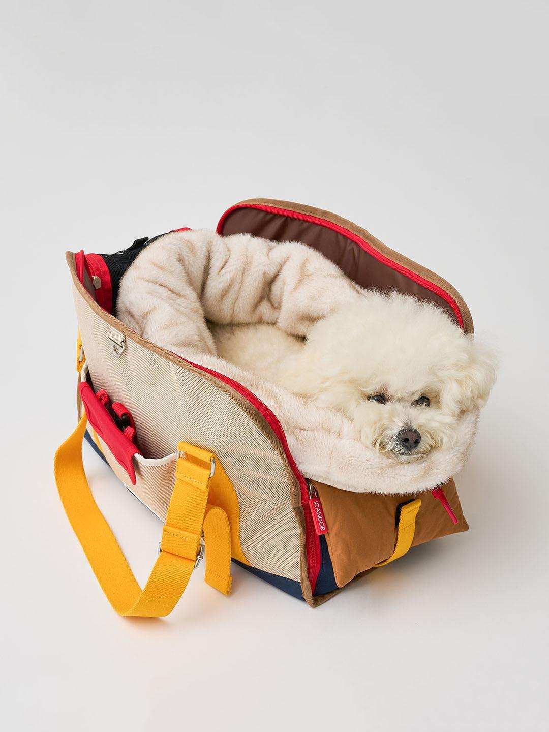 Snuggle Nest | Versatile Eco-fur Dog Sleeping Bag - 2&4 PETS