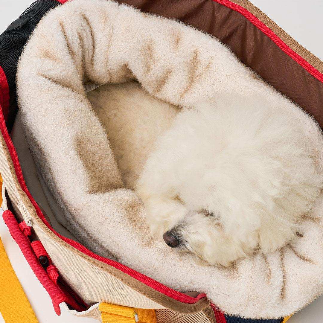 Snuggle Nest | Versatile Eco-fur Dog Sleeping Bag - 2&4 PETS